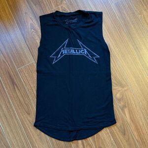 Metallica Black Sleeveless Muscle Tank Top Women’s Size Small